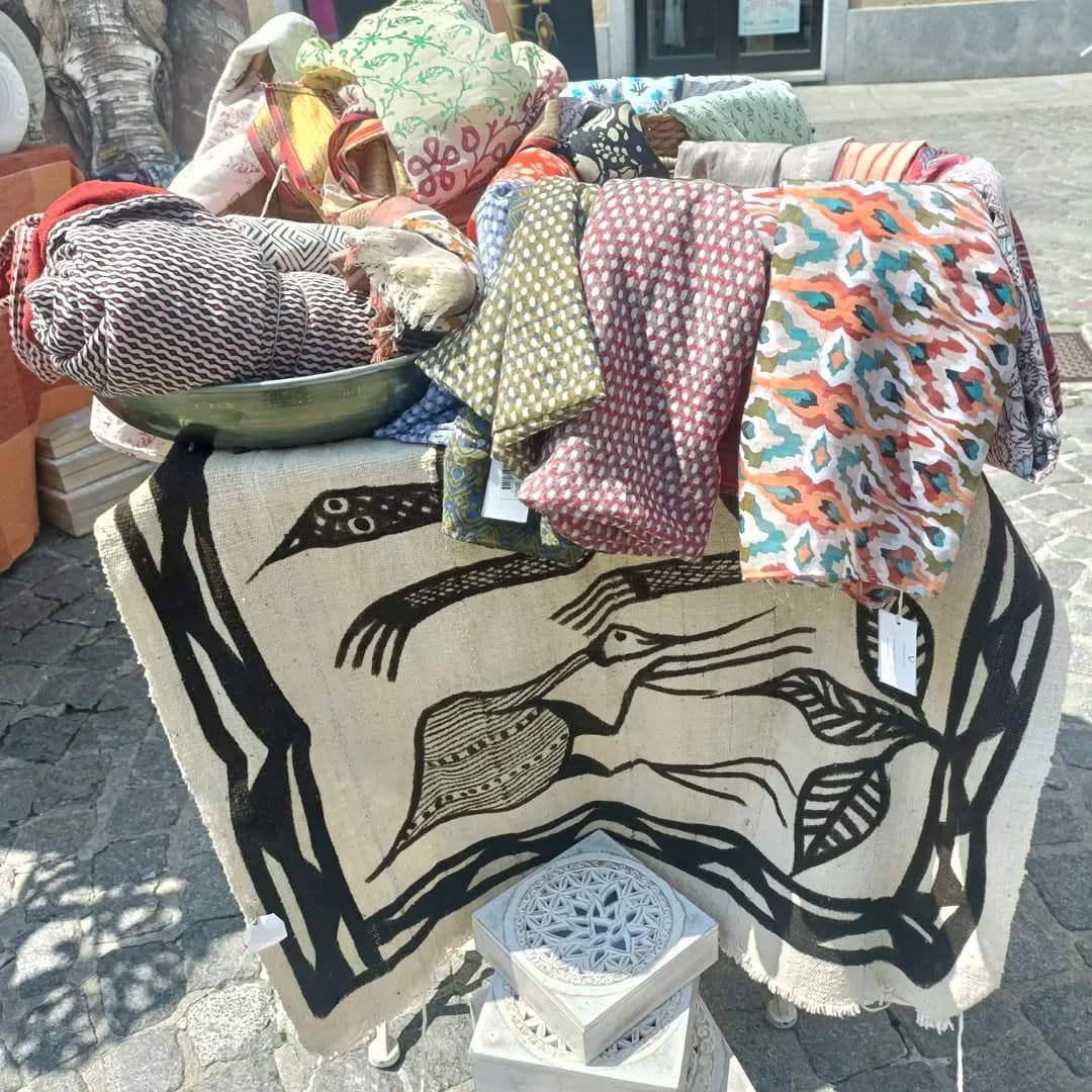 Foulard a stampa indiana